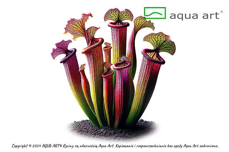 Plante carnivore - Aqua-Art Sarracenia flava var atropurpurea | Zoo Roco