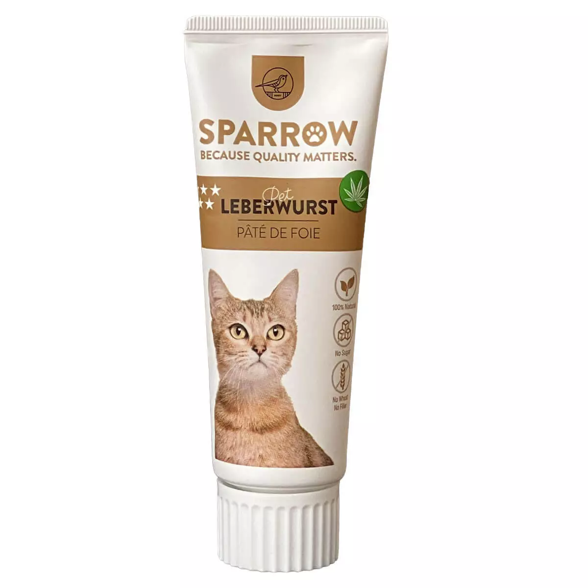 Leberpaste mit CBD für Katzen 75g 