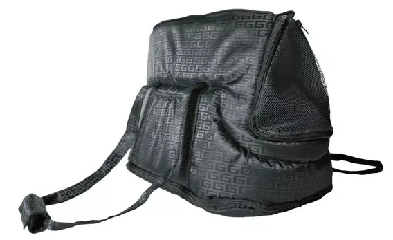 Tasche Riva , Nylon, 26 × 30 × 45 cm, schwarz