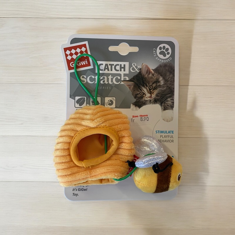 Gigwi Catch & Scratch Katzenspielzeug Biene